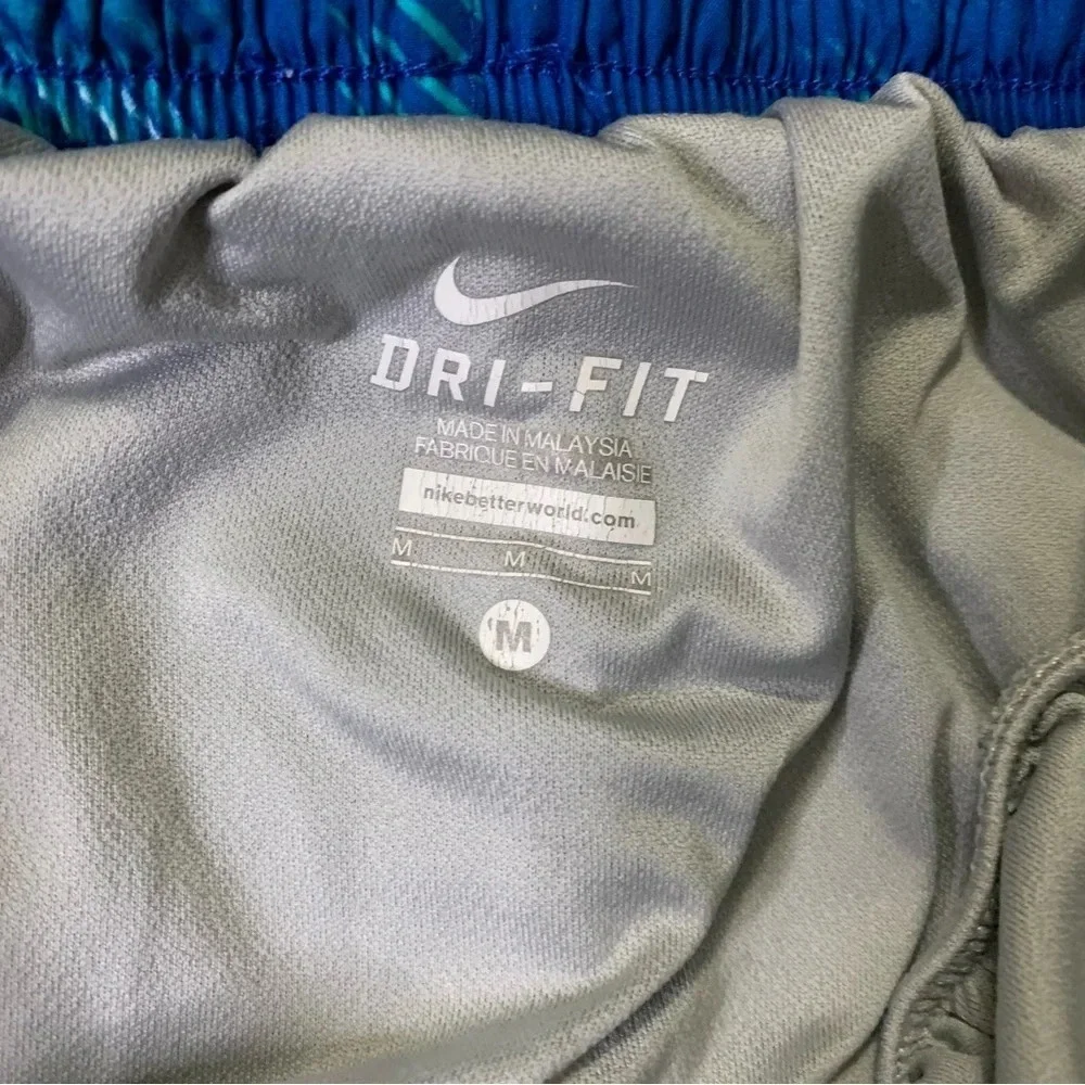 Nike Dri-Fit Running Shorts Blue Size Medium